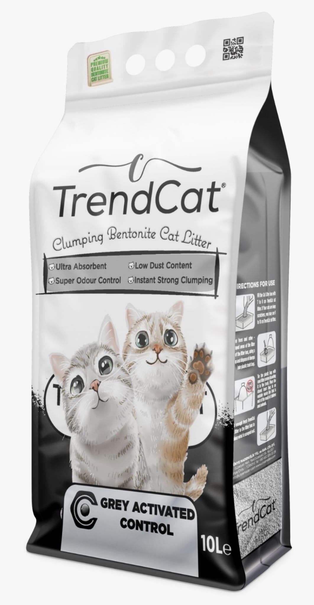 Trend Cat Aktif Karbonlu Kum 10Lt